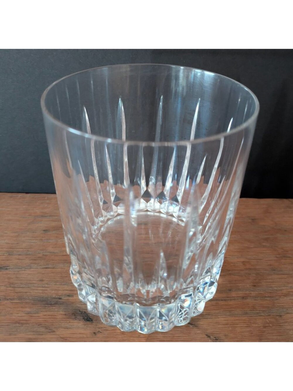 Carico Elegante Old Fashioned Cut Crystal Glass